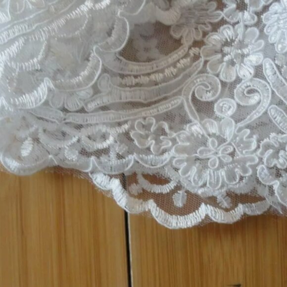 NEW 9ft WEDDING VEIL WHITE BRIDE BRIDAL ELEGANT CATHEDRAL WEDDING w/COMB LD 3997 main image 6